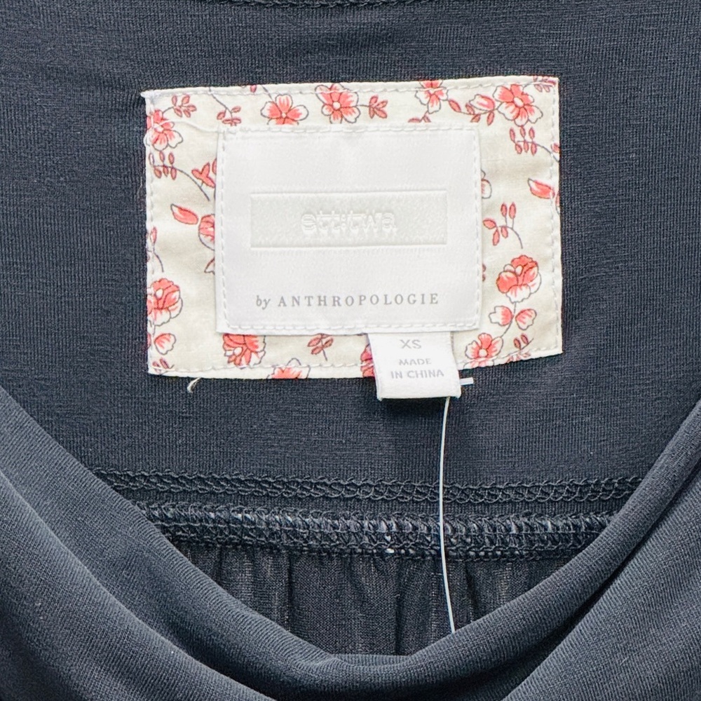 Maeve by Anthropologie Draped Cowl Neck Top XS - Picture 2 of 3